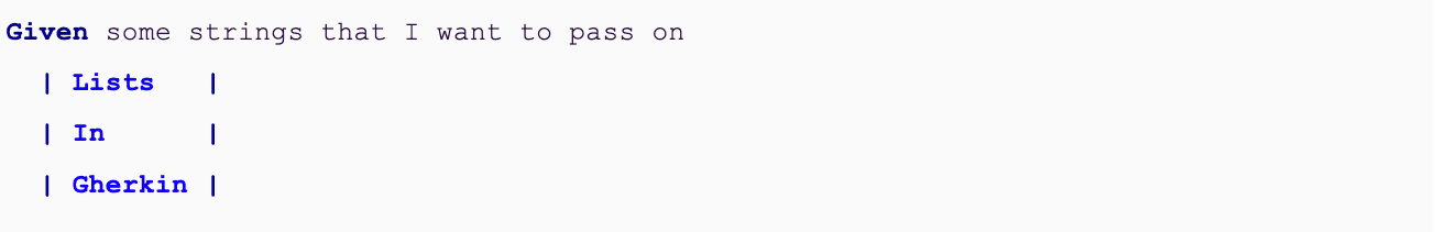 code snippet explaining cucumber data tables in java