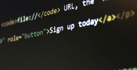 code snippet button sign up today