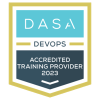 Logo Dasa, DevOps, Accredited training provider 2023