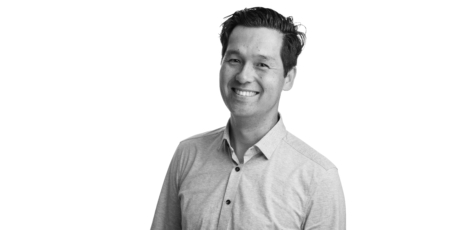 Portretfoto David zwart-wit