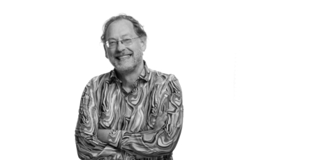 Portretfoto Frank zwart-wit